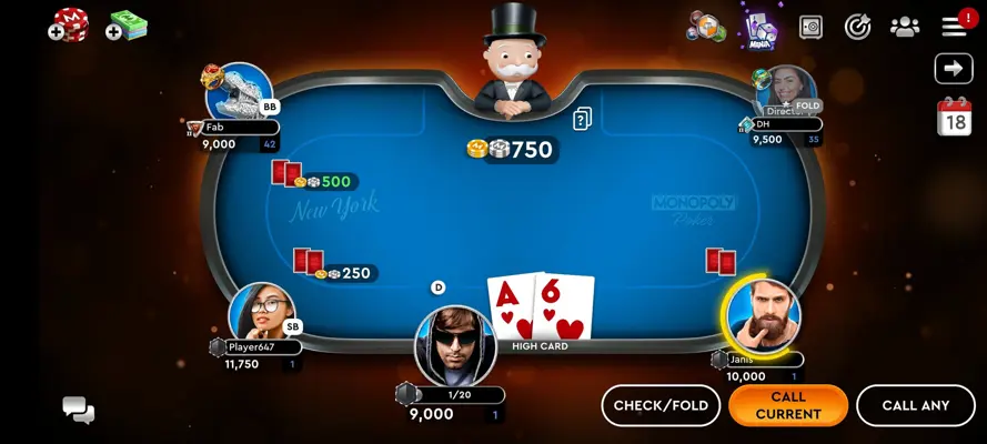 Monopoly Poker android App screenshot 6